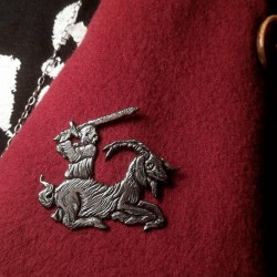 SACRAFICE silver lapel pin